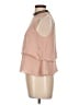 Zara Basic Solid Pink Sleeveless Blouse Size L - photo 5