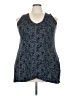 LIVI Blue Black Sleeveless Top Size 18 - 20 Plus - photo 1