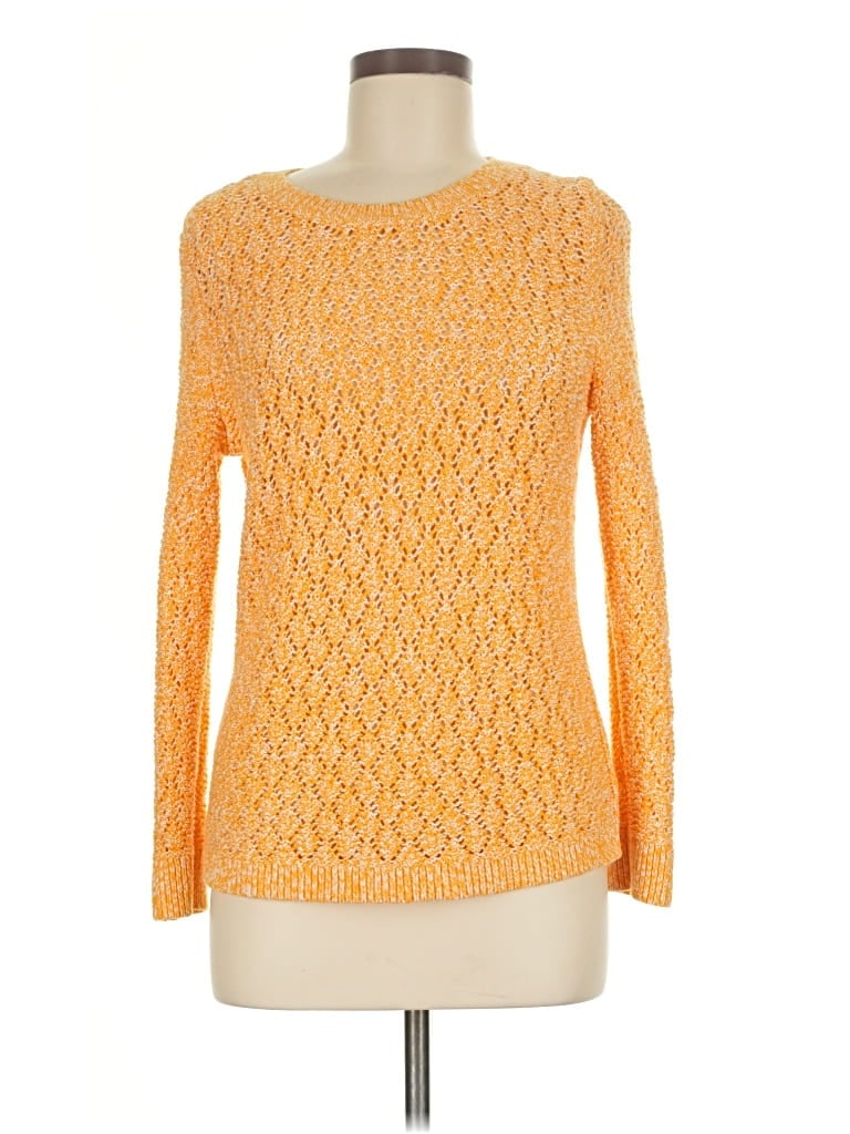 Pre-owned Talbots Pullover Sweater In Orange