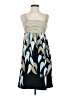 BCBGMAXAZRIA 100% Polyester Print Blue Cocktail Dress Size XS - photo 1