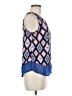 Sugar Lips 100% Polyester Blue Sleeveless Blouse Size M - photo 4