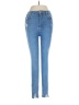 Zara Hearts Blue Jeans Size 6 - photo 1