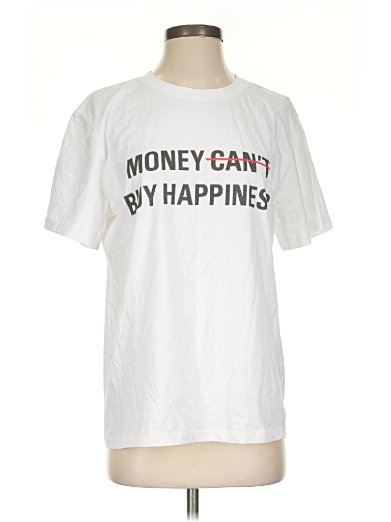 Pre-owned Assorted Brands Short Sleeve T-shirt In White