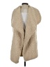 Miami 100% Polyester Ivory Tan Faux Fur Vest Size S - photo 1