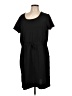 32 Degrees Solid Black Casual Dress Size L - photo 1
