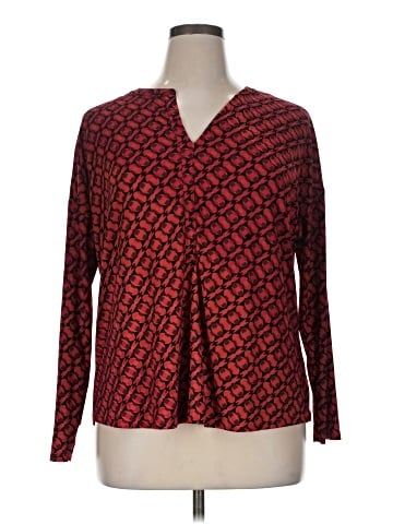 Dana Buchman Long Sleeve Blouse (view 1)