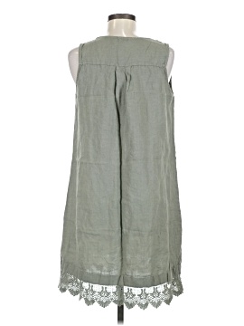 chinese dress ladies Carla Linen Midi Dress-Navy