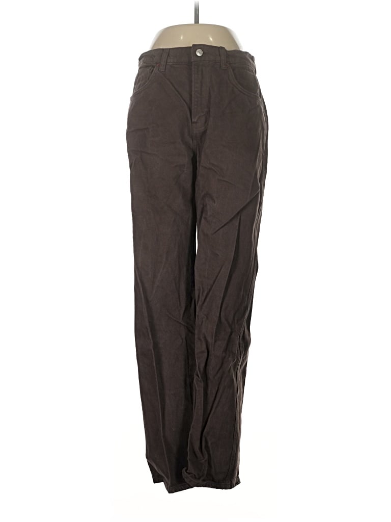 Pre-owned Reformation Jeans Jeggings In Brown