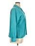 BFA Classics 100% Polyester Teal Long Sleeve Blouse Size 14 - photo 4