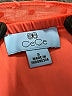 CeCe 100% Polyester Orange Short Sleeve Blouse Size S - photo 7