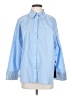 Carbon38 Blue Long Sleeve Button-Down Shirt Size S - photo 1