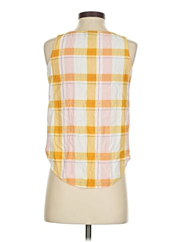 a.n.a. A New Approach Sleeveless Button-Down Shirt (view 2)