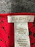 Cache 100% Polyester Red Long Sleeve Blouse Size XS - photo 7
