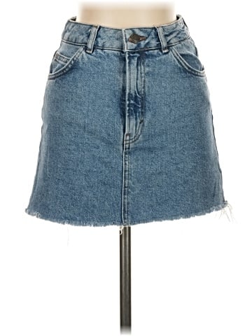 Subdued Denim Skirt (view 1)