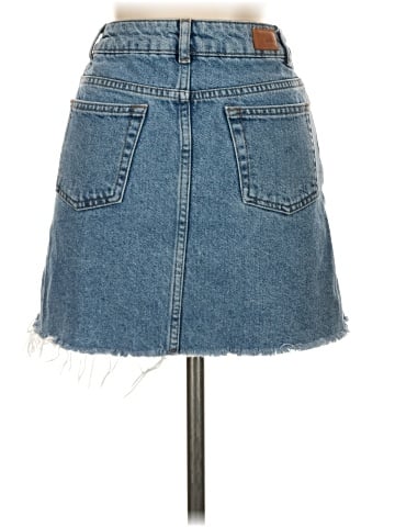 Subdued Denim Skirt (view 2)