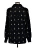 ModCloth 100% Polyester Stars Black Long Sleeve Blouse Size M - photo 2