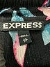 Express 100% Rayon Black Short Sleeve Blouse Size XS - photo 7