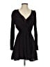 Express 100% Rayon Polka Dots Black Casual Dress Size S - photo 1