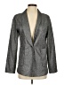 On Twelfth 100% Polyester Chevron-herringbone Silver Blazer Size S - photo 1