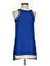 Socialite 100% Polyester Blue Sleeveless Blouse Size XS - photo 1
