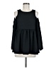 Hunter Bell Black 3/4 Sleeve Blouse Size 8 - photo 1