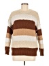 rue21 Color Block Brown Pullover Sweater Size M - photo 1