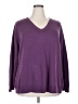 Basic Editions 100% Acrylic Purple Pullover Sweater Size 3X - photo 1