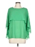 Unbranded Green 3/4 Sleeve Blouse Size L - photo 1