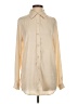 Kittenish 100% Polyester Color Block Ivory Long Sleeve Blouse Size S - photo 1