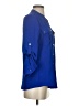 Calvin Klein 100% Polyester Blue 3/4 Sleeve Blouse Size XS - photo 4