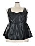 Torrid Black Faux Leather Top Size 3X Plus (3) - photo 1