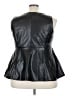 Torrid Black Faux Leather Top Size 3X Plus (3) - photo 2