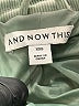 And Now This 100% Polyester Solid Teal Cardigan Size XXS - photo 7