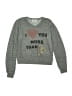 Wildfox Kids Hearts Gray Sweatshirt Size 6X - photo 1