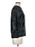 Tribal Animal Print Gray Pullover Sweater Size M - photo 4
