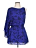 Forever 21 100% Polyester Blue Kimono Size L - photo 1