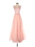 Alyce 100% Polyester Pink Cocktail Dress Size 2 - photo 1