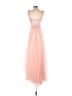 Alyce 100% Polyester Pink Cocktail Dress Size 2 - photo 2