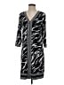 Dana Buchman Animal Print Silver Casual Dress Size S - photo 1