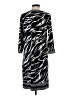 Dana Buchman Animal Print Silver Casual Dress Size S - photo 2