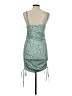 Shein Paisley Teal Cocktail Dress Size M (estimated) - photo 2