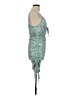 Shein Paisley Teal Cocktail Dress Size M (estimated) - photo 4