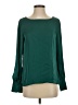 Express Green Long Sleeve Blouse Size S - photo 1