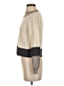 Philosophy di Alberta Ferretti 100% Virgin Wool Color Block Tan Wool Pullover Sweater Size 4 - photo 5