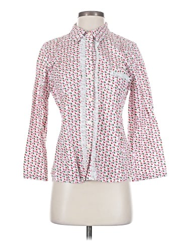 Pout 3/4 Sleeve Button-Down Shirt (view 1)