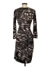 BCBGMAXAZRIA Animal Print Brown Cocktail Dress Size S - photo 2