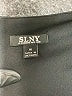 SLNY Solid Black Cocktail Dress Size 16 - photo 7