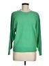 Galeries Lafayette Solid Green Pullover Sweater Size Med (2) - photo 1