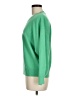 Galeries Lafayette Solid Green Pullover Sweater Size Med (2) - photo 5