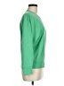 Galeries Lafayette Solid Green Pullover Sweater Size Med (2) - photo 4